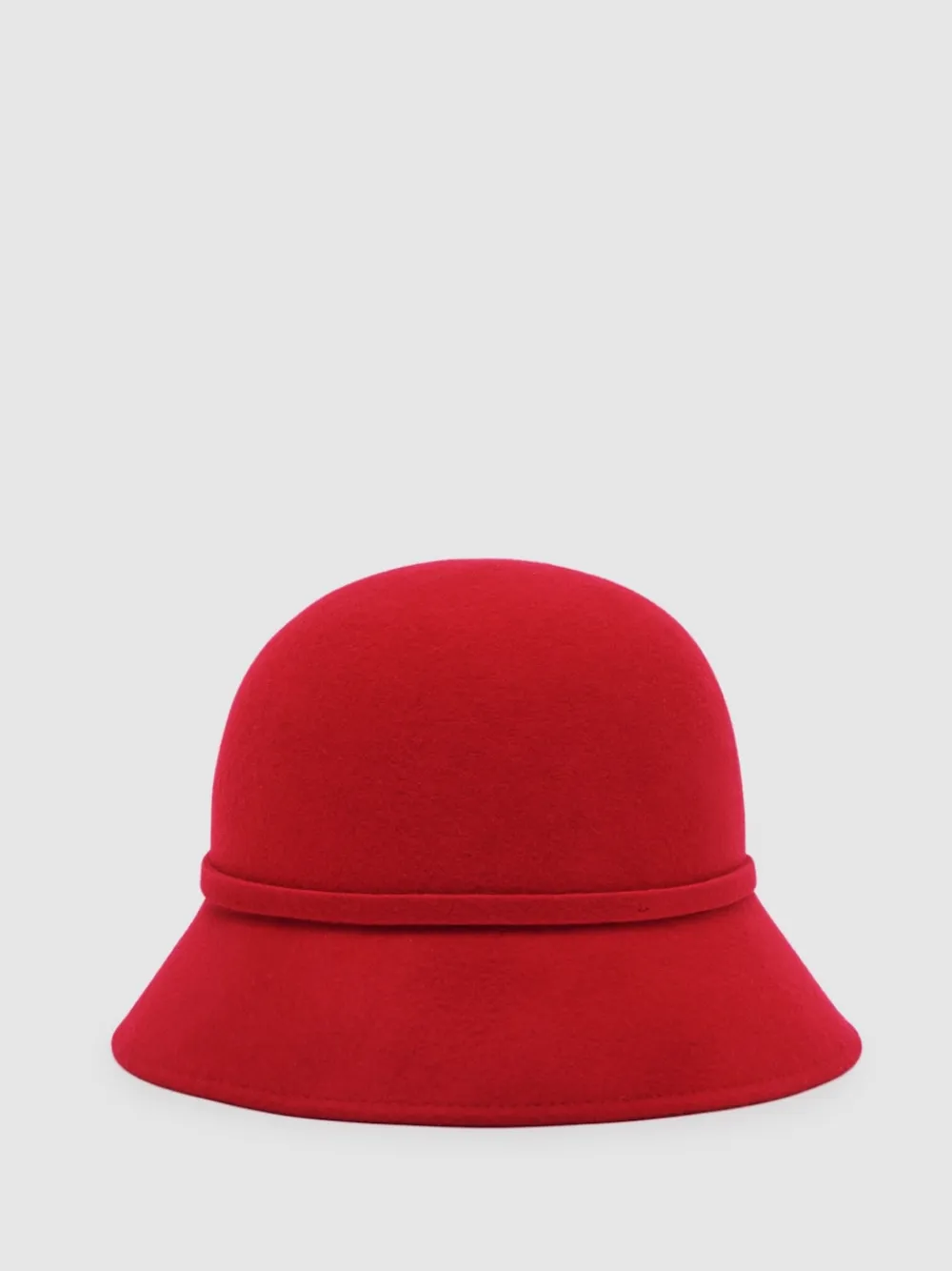 Reiss Felicity Felted-Wool Bucket Hat Red Online