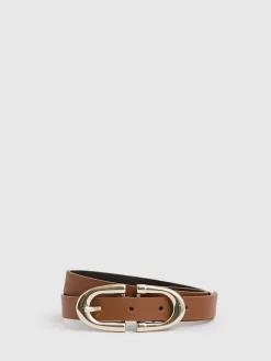 Reiss Bailey Horseshoe Belt Tan Best