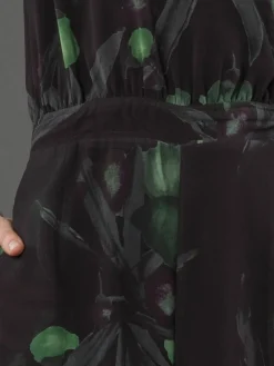 Religion Green Taylor Jumpsuit With Elasticated Waist And Pockets