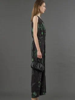 Religion Green Taylor Jumpsuit With Elasticated Waist And Pockets
