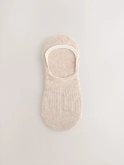 Next Invisible Socks 4 Pack Ribbed Neutral Online