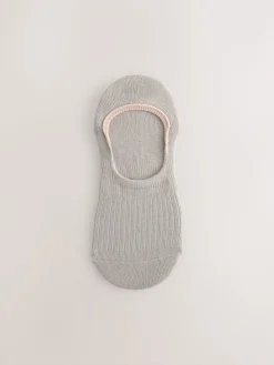 Next Invisible Socks 4 Pack Ribbed Neutral Online