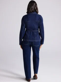 Next Barrel Leg Jeans Rinse Blue Online