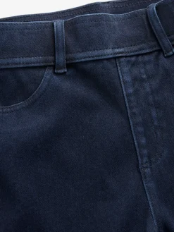 Next Rinse Blue Full Length Jersey Denim Leggings Outlet