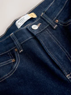 Next Mid Rise Stretch Bootcut Jeans Rinse Blue Hot