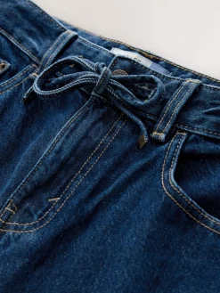 Next Wide Leg Joggers Waist Jeans Rinse Denim Discount