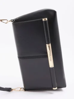 River Island Black Bar Front Clutch Bag Hot