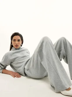 River Island Blue Marl Tailored Interlock Trousers Best