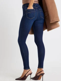 River Island Blue Mid Rise Sculpted Molly Jeans