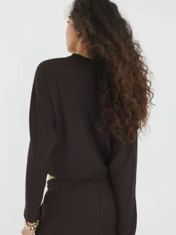 River Island Brown Premium Batwing Sweatshirt Best