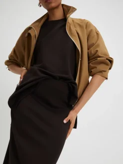 River Island Brown Premium Maxi Skirt Outlet