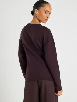 River Island Brown Tie Front Premium Top Discount