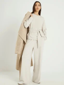 River Island Cream Tie Front Premium Top Outlet