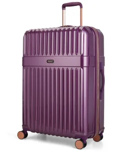 Rock Luggage Large Selene Suitcase Purple Hot