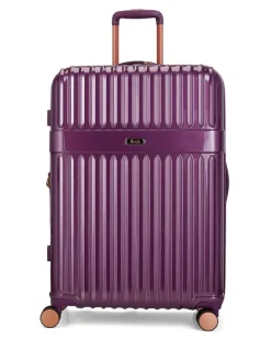 Rock Luggage Large Selene Suitcase Purple Hot