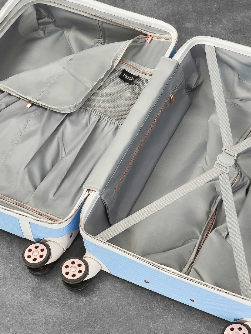 Rock Luggage Large Vintage Suitcase Discount