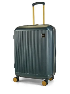 Rock Luggage Medium Aria Suitcase Green Discount