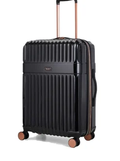 Rock Luggage Medium Selene Suitcase Black Hot