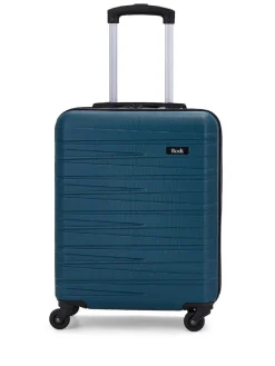 Rock Luggage Seattle Cabin Suitcase Blue Hot