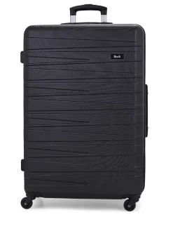 Rock Luggage Seattle Large Suitcase Black Outlet