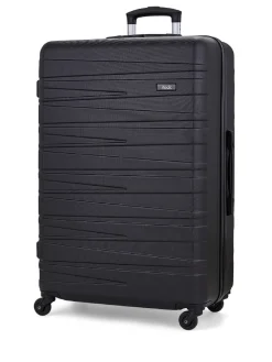 Rock Luggage Seattle Large Suitcase Black Outlet