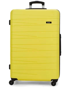 Rock Luggage Seattle Large Suitcase Yellow Best