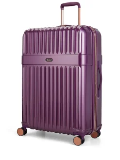 Rock Luggage Selene 3 Piece Suitcase Set Purple Best