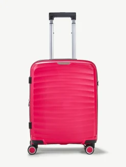 Rock Luggage Sunwave Cabin Suitcase Pink Hot
