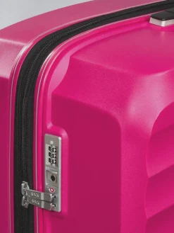Rock Luggage Sunwave Cabin Suitcase Pink Hot