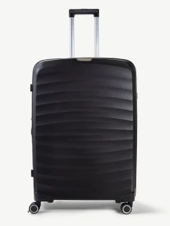 Rock Luggage Sunwave Large Suitcase Black Best