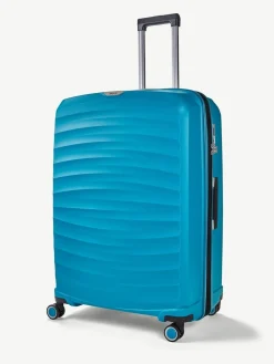 Rock Luggage Sunwave Large Suitcase Blue Best