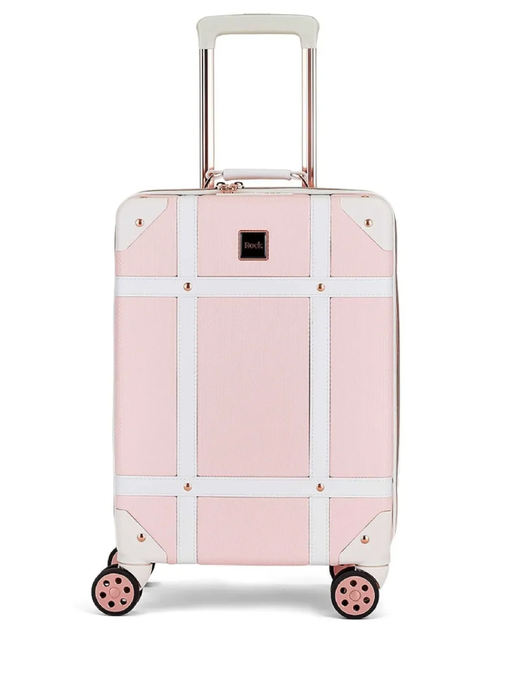 Rock Luggage Vintage Cabin Suitcase Pink Best