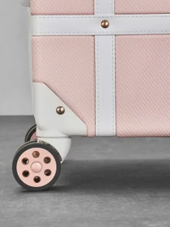 Rock Luggage Vintage Cabin Suitcase Pink Best