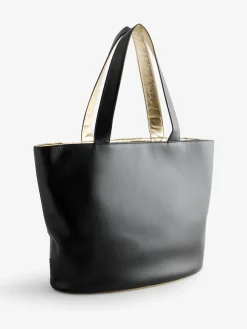 Rockett St George Black Gold Star Large Tote Bag Sale