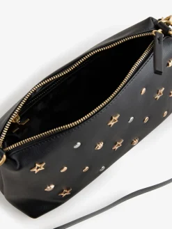 Rockett St George Black Icon Stud Cross-Body Bag Outlet