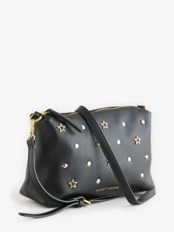 Rockett St George Black Icon Stud Cross-Body Bag Outlet