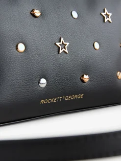 Rockett St George Black Icon Stud Cross-Body Bag Outlet