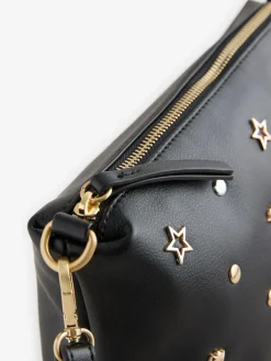 Rockett St George Black Icon Stud Cross-Body Bag Outlet