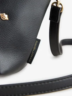 Rockett St George Black Icon Stud Cross-Body Bag Outlet