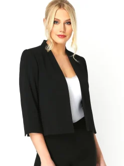 Roman 3/4 Sleeve Rochette Jacket Black Outlet