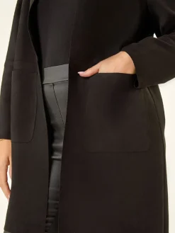 Roman Petite Suede Contrast Pocket Jacket Black Sale