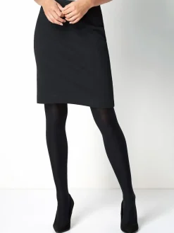 Roman Short Textured Jersey Skirt Black Best