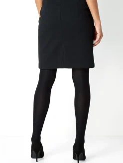 Roman Short Textured Jersey Skirt Black Best