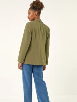 Roman Tailored Collar & Revere Blazer Green Discount