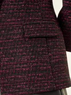 Roman Pink Boucle Jersey Blazer