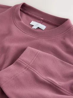 Next Rose Pink Brushed Sweatshirt Discount