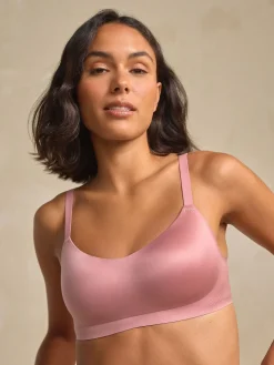 Next N.Premium Cloud Soft Ultimate Comfort Non Wire Bra Rose Pink New