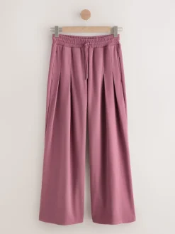 Next N.Premium Wide Leg Joggers Rose Pink Online