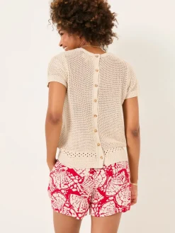 Fat Face Rust Red Mono Shell Flippy Shorts Discount