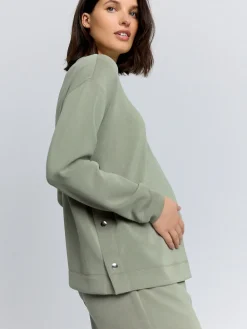 Next Sage Green Maternity Nursing Sweat Top Outlet